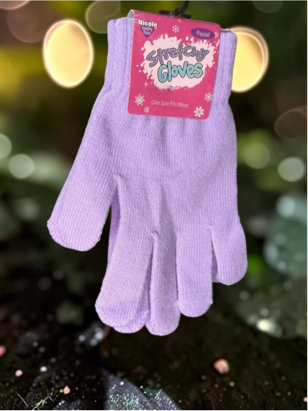 💜 Nicole Stretchy Gloves (Lavender) NWT